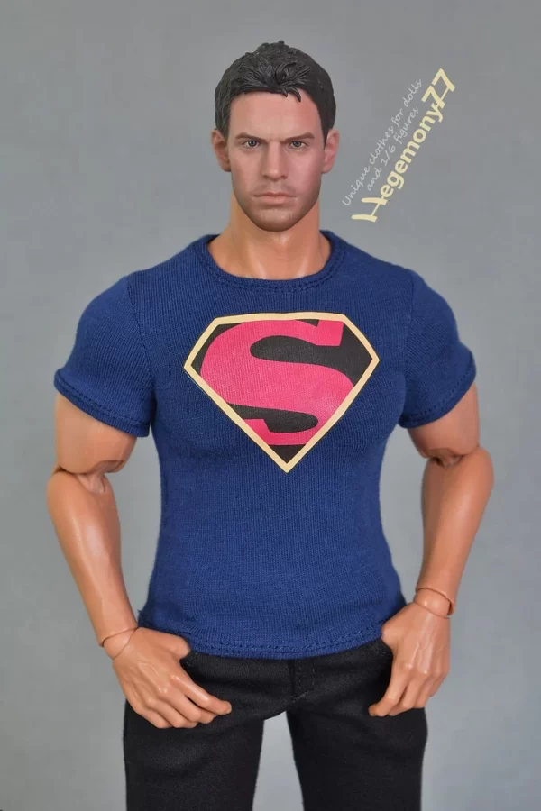 Dummy V-Neck T-Shirt - Blue